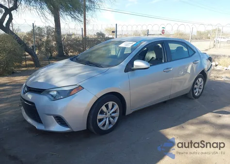 2015 Toyota Corolla L from USA, damaged, VIN 5YFBURHE4FP322589